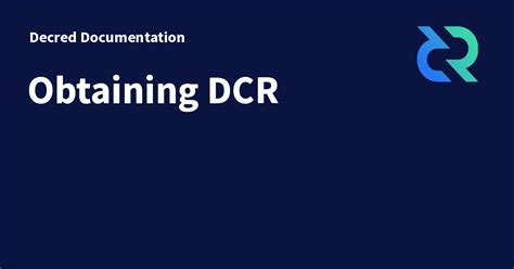 stake dcr|Decred Documentation.